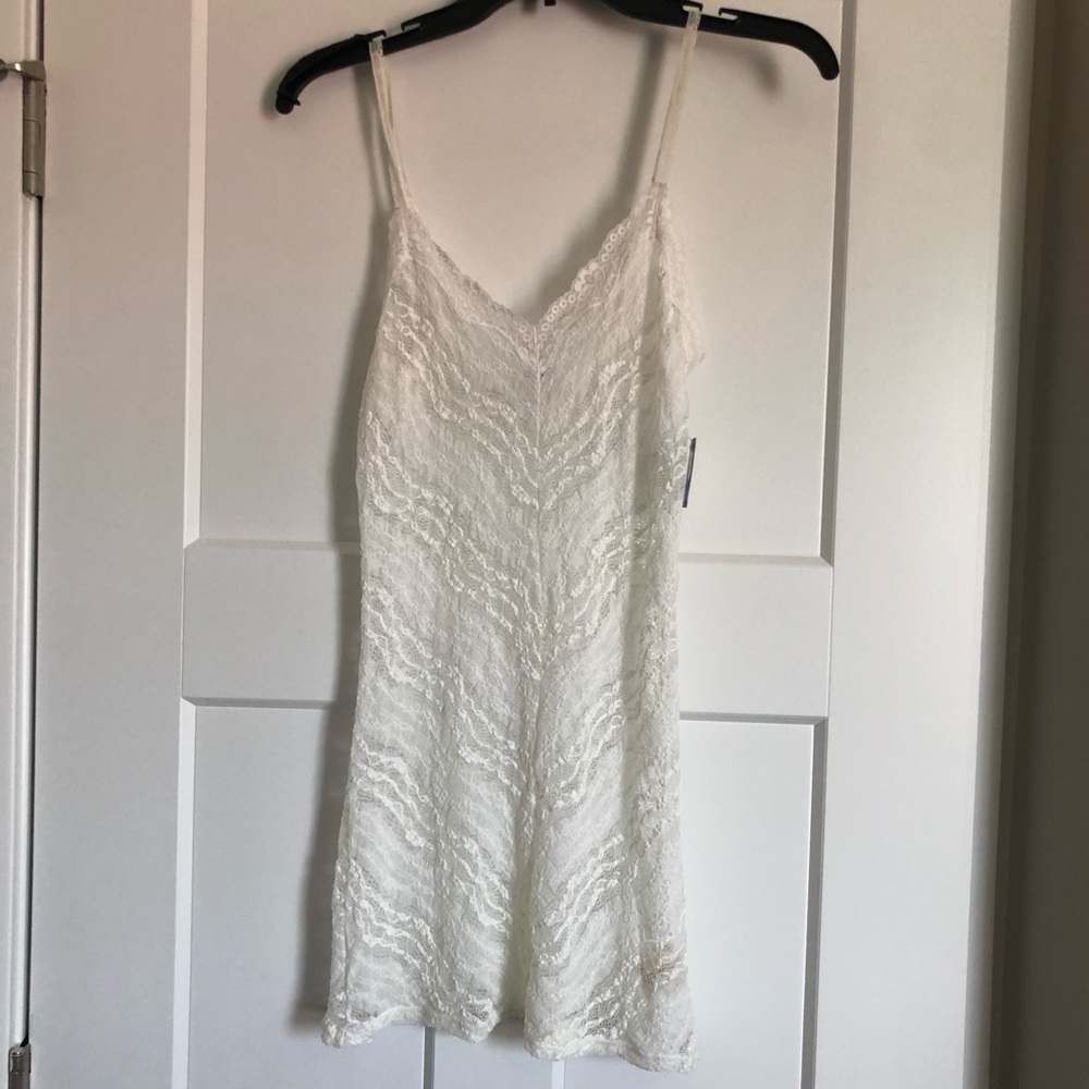 NWT Free People White Lace Tank
